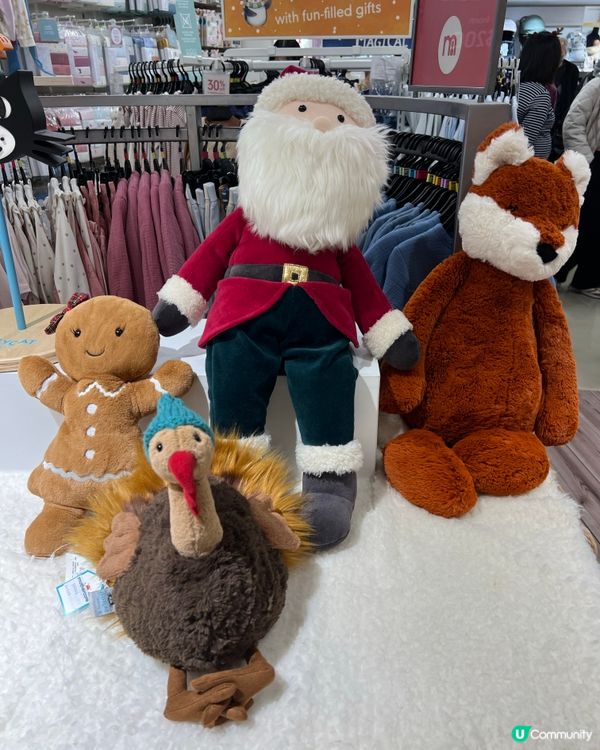 Jellycat 熱潮🧸 可愛毛公仔同你一齊過聖誕！🎉🎁🎄