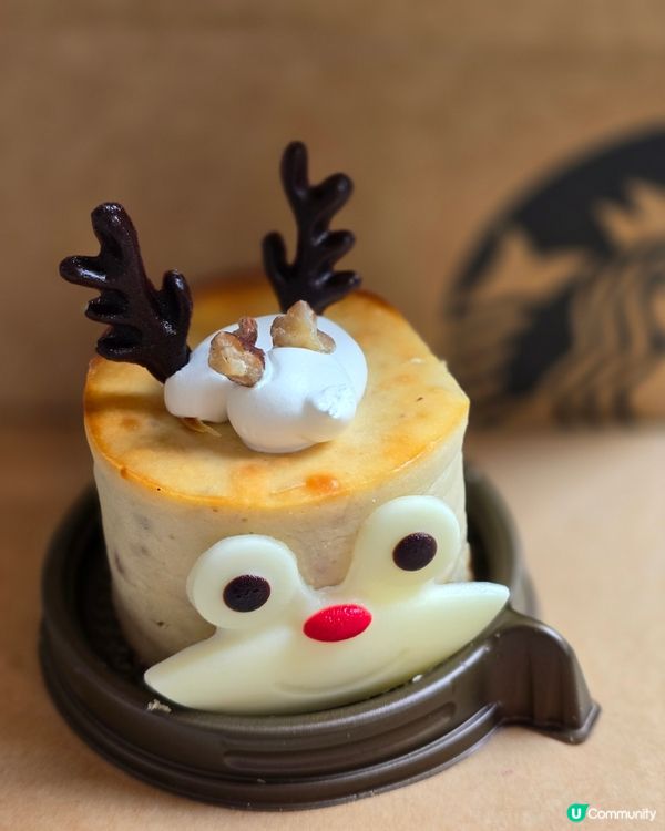 聖誕鹿楓糖碧根果芝士蛋糕🍰🥳 