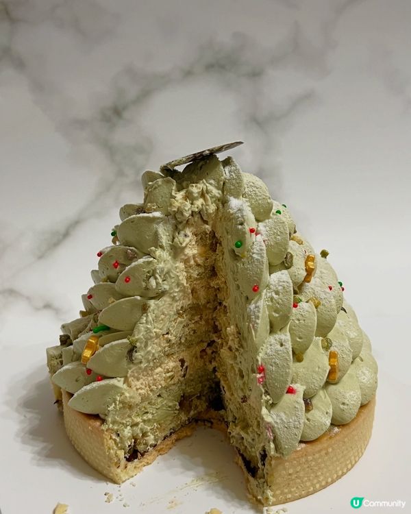 開心果聖誕樹撻🎄🥧✨