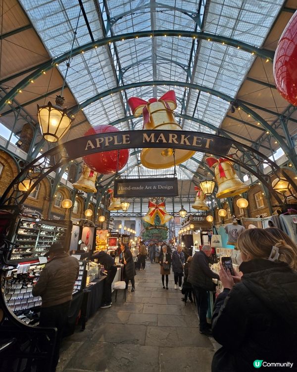 Covent Garden 🎄聖誕市集，美到爆💥！