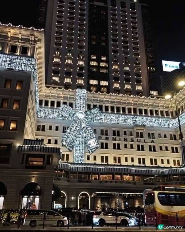 ✨半島酒店化身巨型CHANEL珍珠蝴蝶結包裝禮物盒，份外典雅