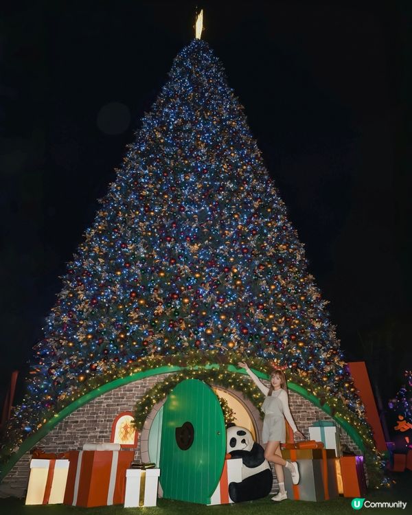 西九聖誕樹打卡🎄🐼