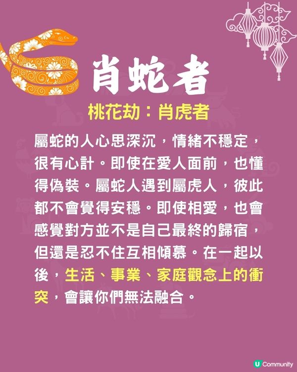 12生肖🐍邊對愛情組合最相剋❓馬+鼠組合日日嘈交😢