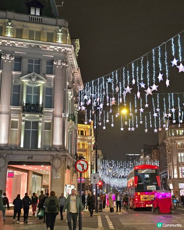 英國旅行必去！牛津街聖誕狂歡 🎉🛍️