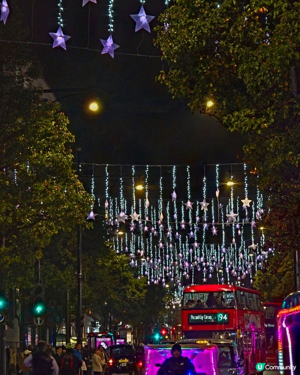 英國旅行必去！牛津街聖誕狂歡 🎉🛍️