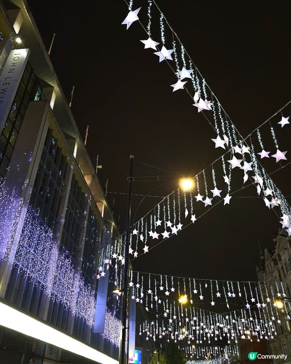 英國旅行必去！牛津街聖誕狂歡 🎉🛍️