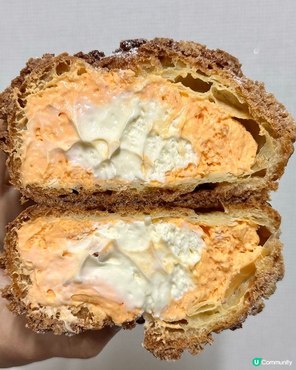 🇰🇷釜山人氣超巨型脆皮忌廉泡芙！