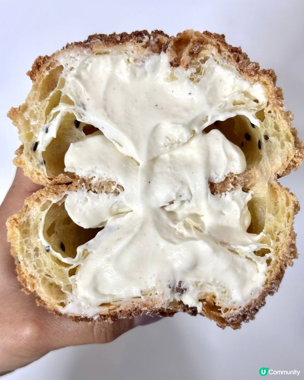 🇰🇷釜山人氣超巨型脆皮忌廉泡芙！