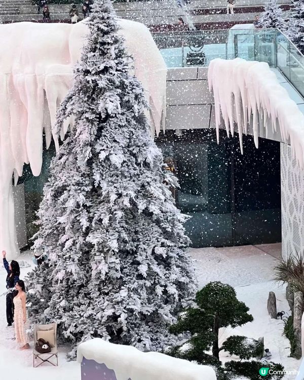 深圳*萬象前海*今次打造的冰雪世界超吸睛🤩打卡必去📸