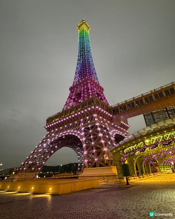 《充滿聖誕氣氛的澳門》