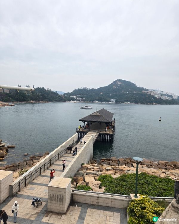 好美好静的碼頭，令卜舒服。