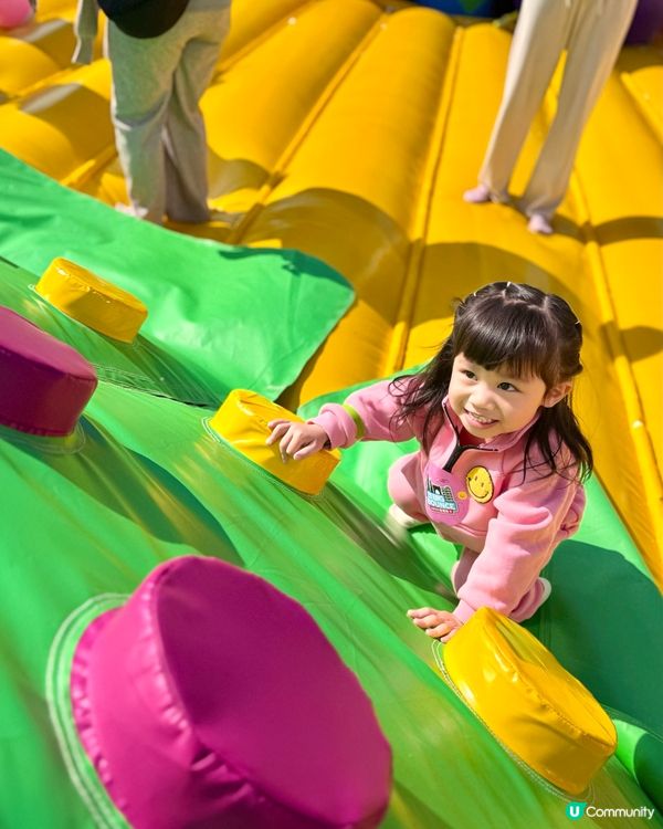 「一齊開心彈起」 #全球最大充氣彈跳派對🎉