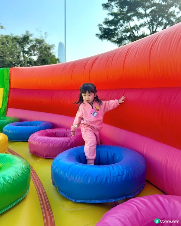 「一齊開心彈起」 #全球最大充氣彈跳派對🎉