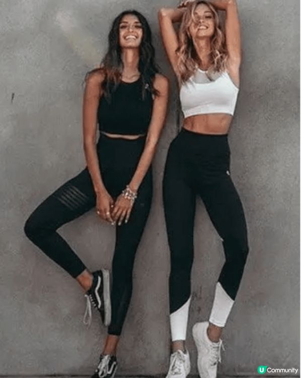 短上衣+高腰運動褲