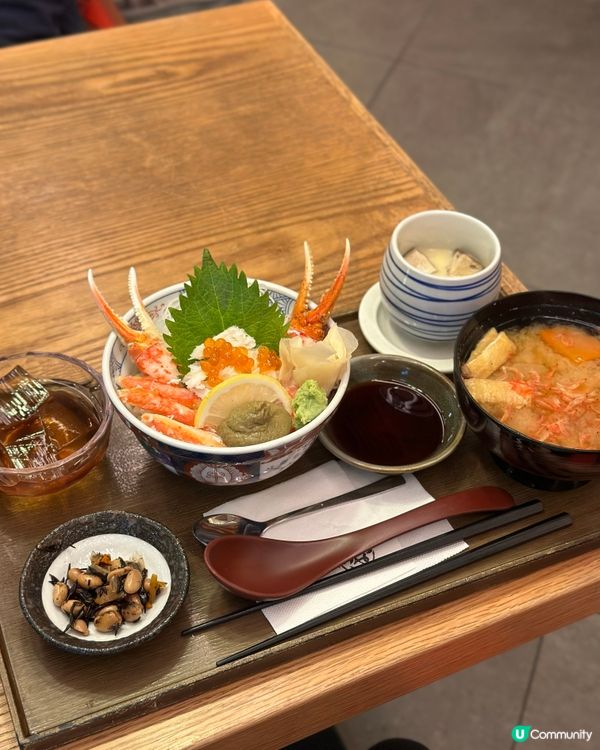 超抵食松葉蟹丼
