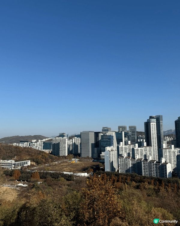 帶住積及貓去旅行之南韓藍天公園。遊覽當日天公作美藍天白雲！
