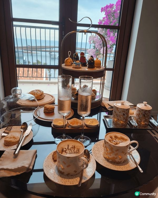 在越南富國島聖誕氣氛濃烈，聖誕主題下午茶也除了好看也好吃