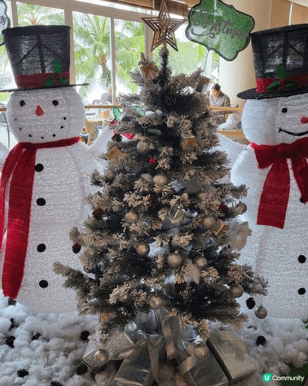 在越南富國島聖誕氣氛濃烈，聖誕主題下午茶也除了好看也好吃