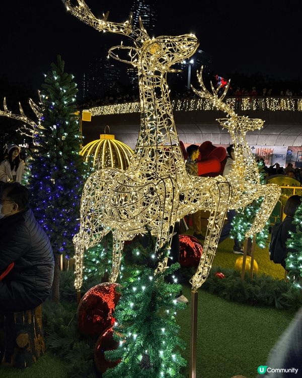 ｢香港繽紛冬日巡禮──聖誕小鎮｣📌藝術公園海濱西草坪