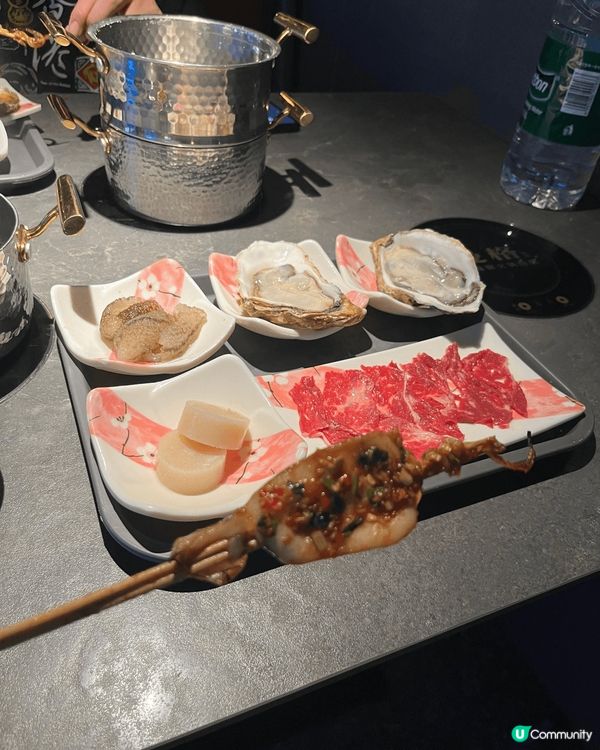 深圳會展中心嘅曼格海鮮火鍋,嗰啲鮑魚好大隻好淋好滑好正呀!