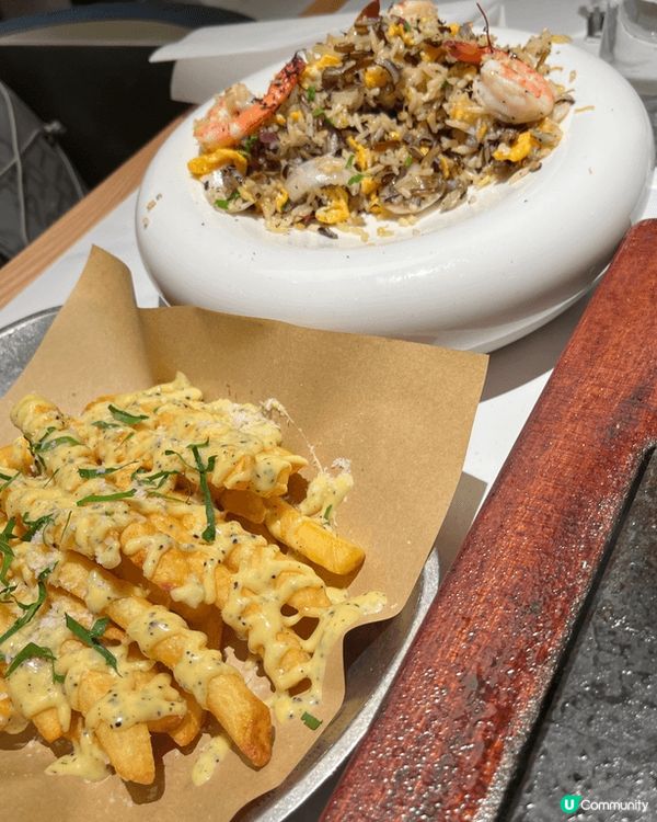 係深圳食岩烤牛排，平均200蚊一位 有埋 甜品 飲品 小食 ...