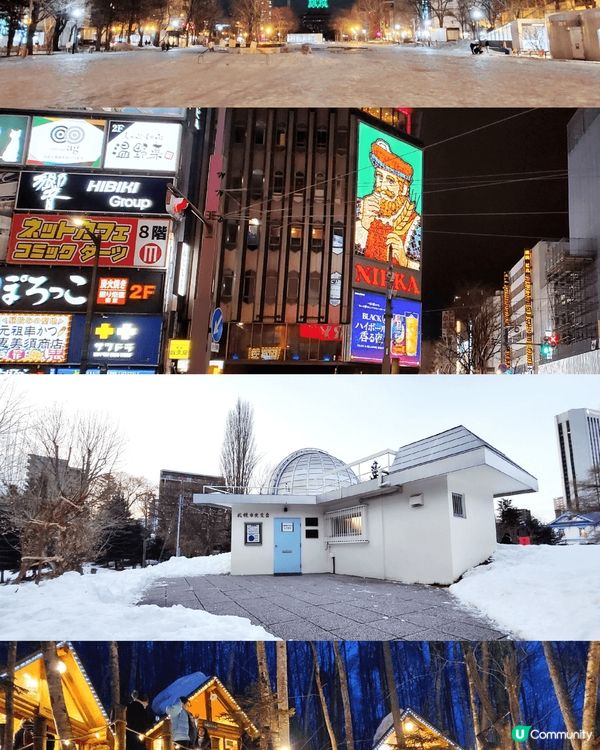 去北海道必去的景點小樽運河，北海道觀景台和天文台 ，札幌啤酒...