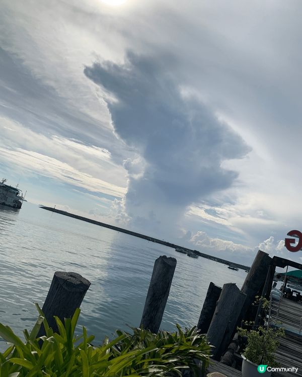 泰國沙美島，同老公第一次去，係曼谷落機call車去碼頭搭船上...