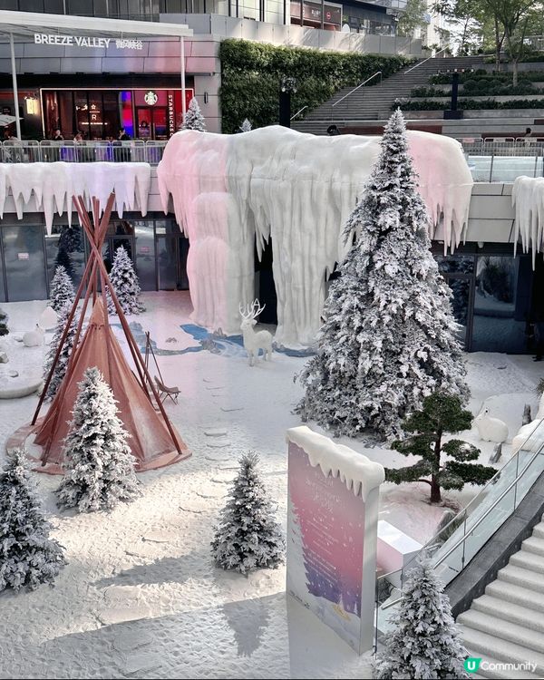 深圳終於落雪，知道有一個咁厲害?聖誕場景，無理由唔去影靚相