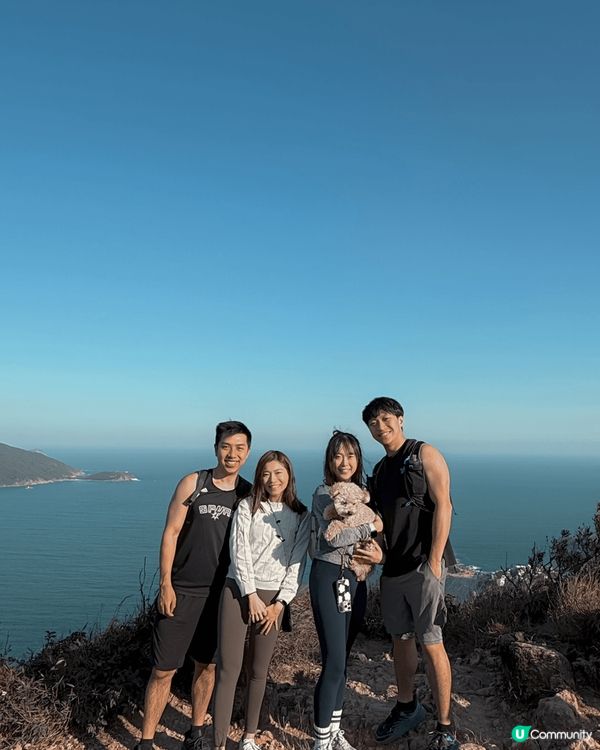 呢到係我認為香港最靚既地方-龍脊。無盡?海岸線、有山有水有樹...