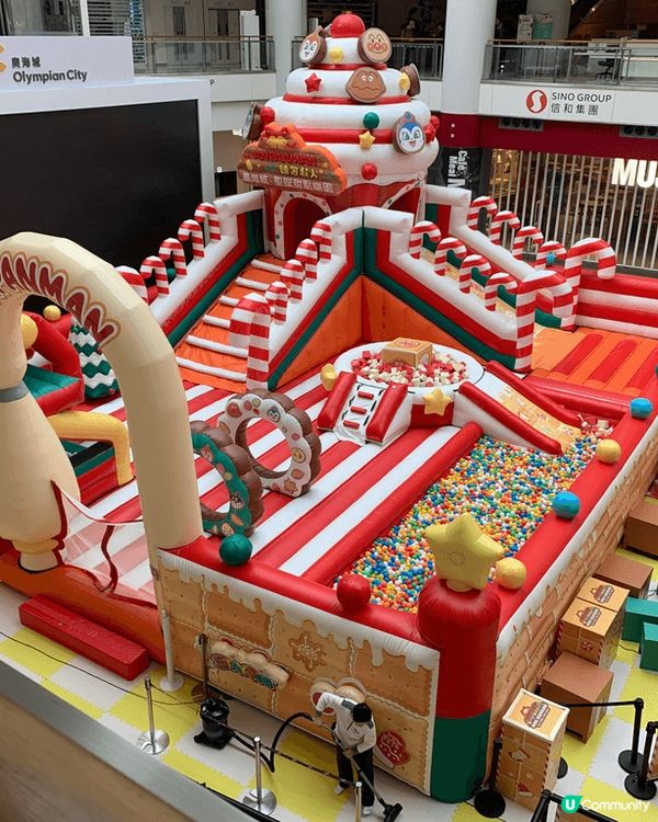 麵包超人粉絲今個聖誕節一定要去奧海城朝拜下啦，超大?麵包超人...