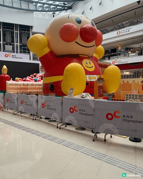 麵包超人粉絲今個聖誕節一定要去奧海城朝拜下啦，超大?麵包超人...