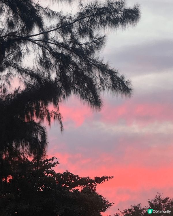 馬鞍山天空，日與夜
