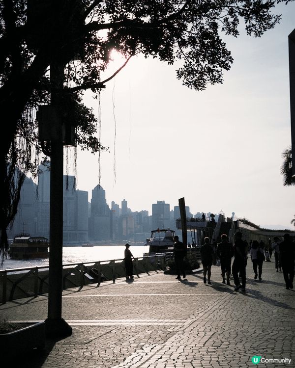 因為我自己住屯門，好少會出去維港，每次自己一個去到維港?時候...
