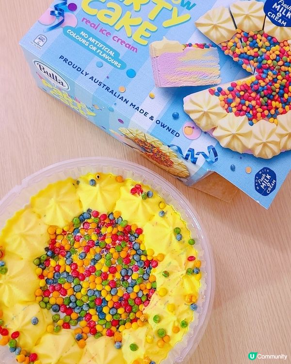 澳洲彩虹雪糕蛋糕🍰  朋友聚會必備！ 🎉