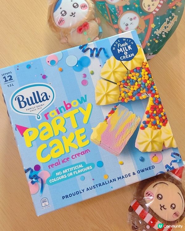 澳洲彩虹雪糕蛋糕🍰  朋友聚會必備！ 🎉