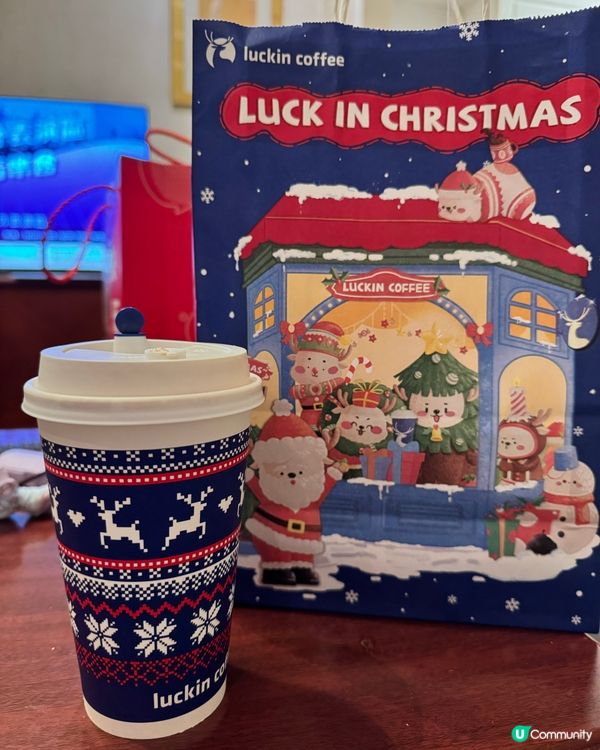 瑞幸聖誕咖啡包裝