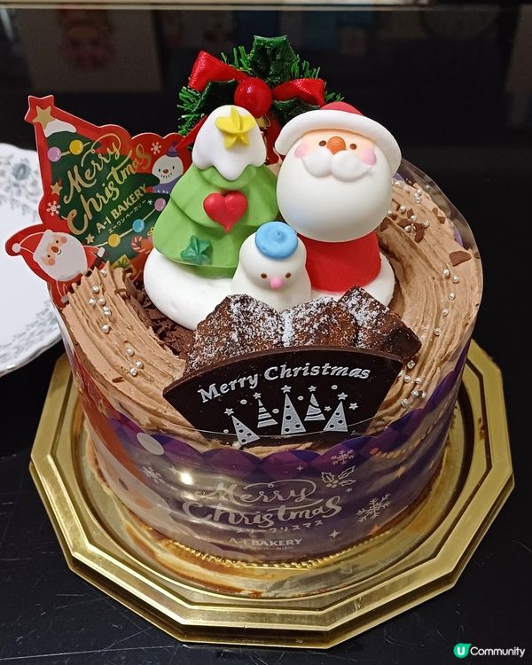 A1 聖誕朱古力蛋糕