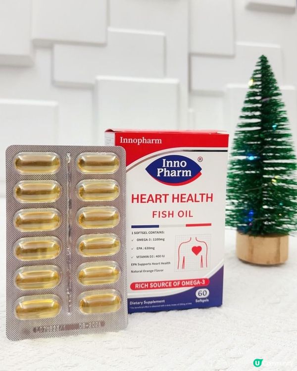 送禮之選 ♥ 開心又健康！►法國Innopharm醫療級魚油