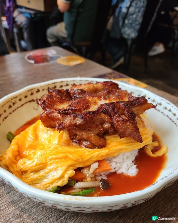 蕃茄汁蛋煎雞扒飯 😍😋