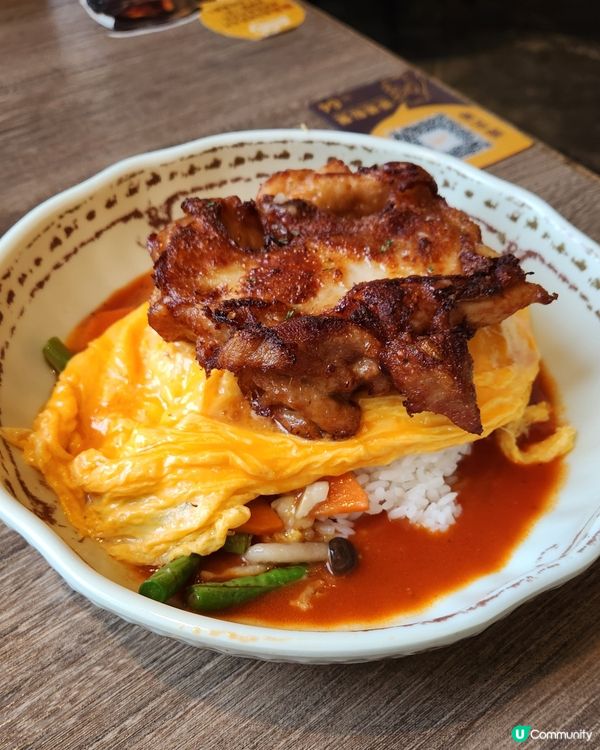 蕃茄汁蛋煎雞扒飯 😍😋