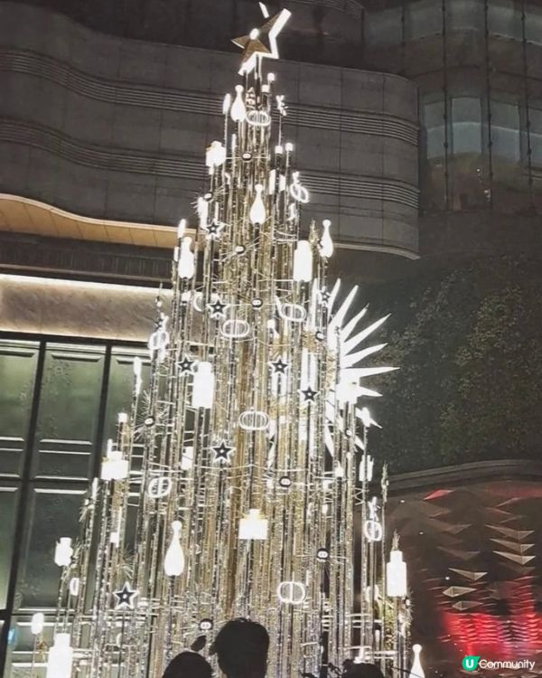 K11巨型白色聖誕樹 #聖誕打卡