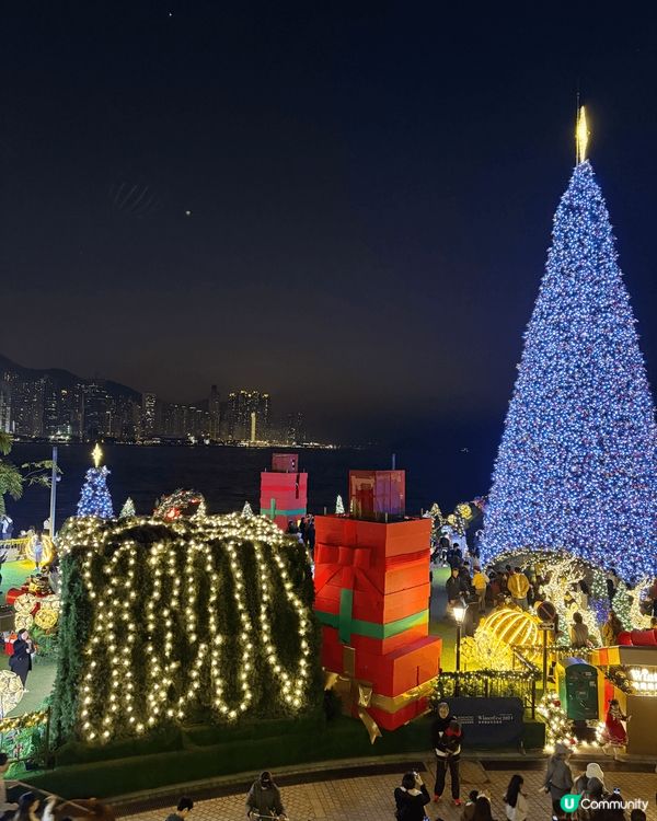 香港繽紛冬日巡禮──聖誕小鎮???藝術公園海濱西草坪