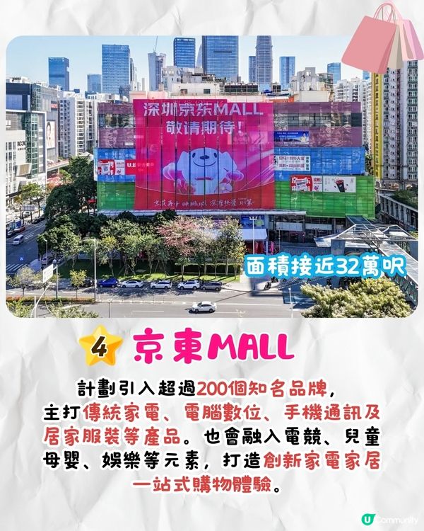 2025深圳4大新商場🛍️深圳最大購物中心/一站式電子產品商場/百萬呎海邊文化藝術區🌊附開幕日期!