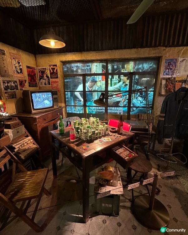 九龍城寨電影🎬場景在AIRSIDE 展覽