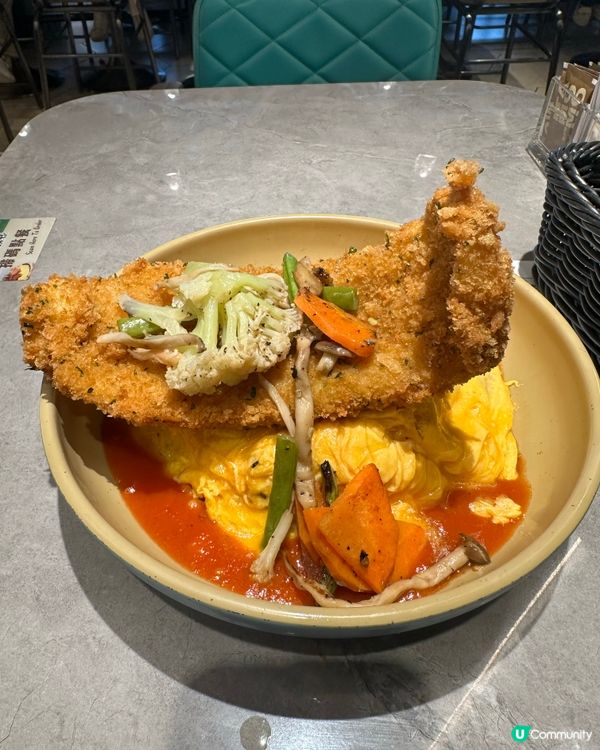 吉列魚柳西西利汁蛋飯