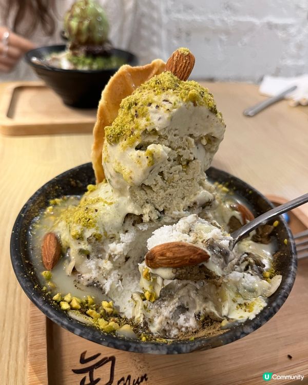 ## 🥜雙重開心果，焙茶雪奶勁香濃！😋