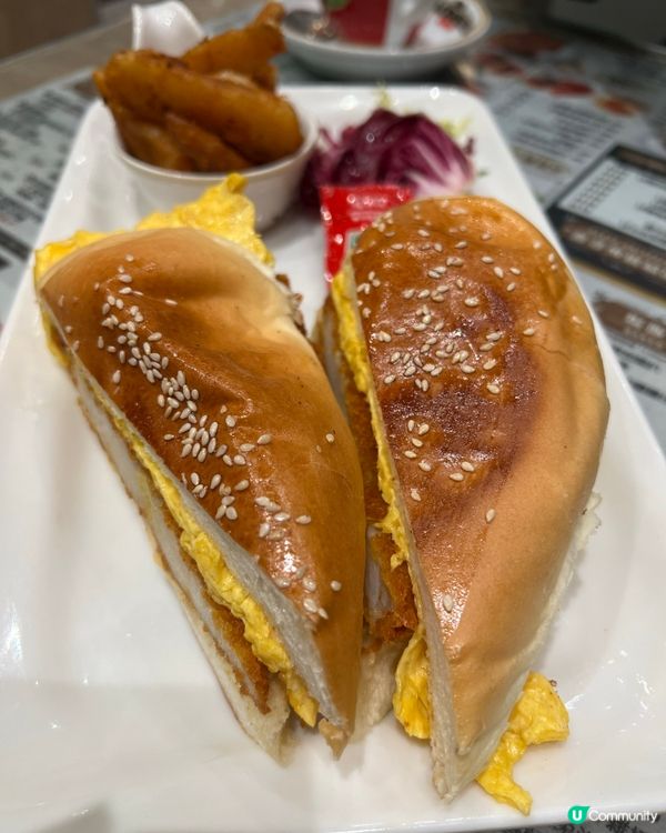 下午茶魚柳包配薯角