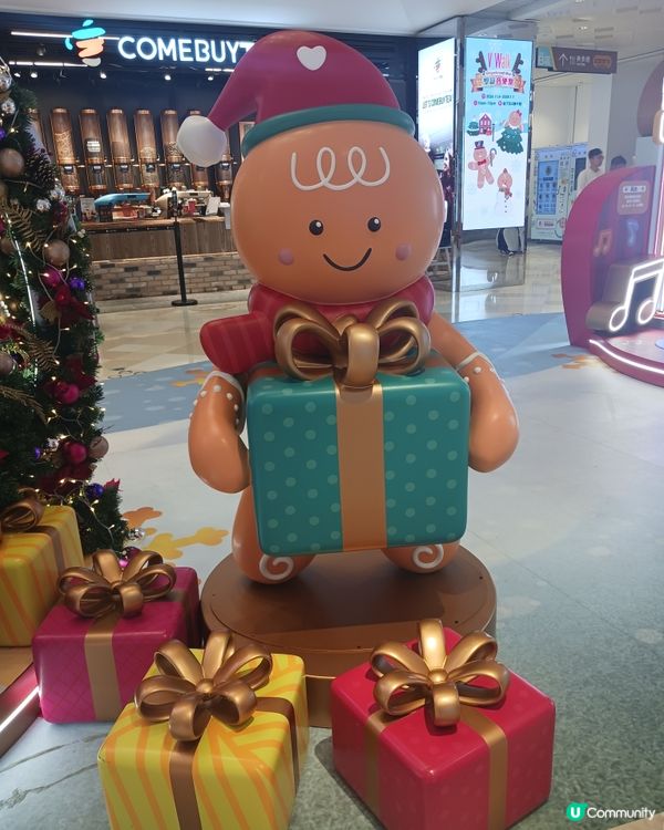 V Walk廣場，可愛的聖誕佈置~