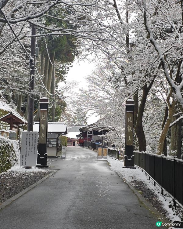 京都比叡山落雪啦😍每一幕猶如明信片咁靚🥰附交通方式🚠