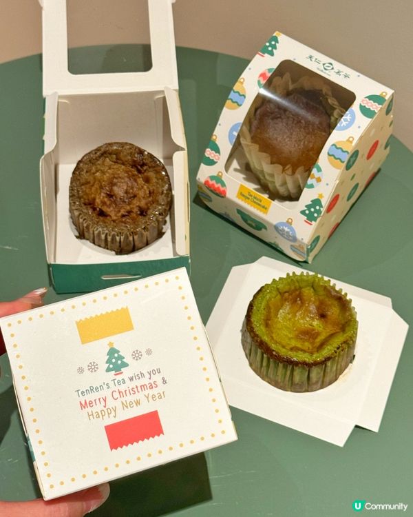 🇭🇰天仁限定🍵茶味麻糬巴斯克🍰🤤